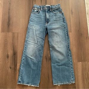 The Crop Wide Leg Ultra High Rise Jeans